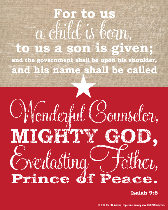 Printable Bible Verses For Christmas