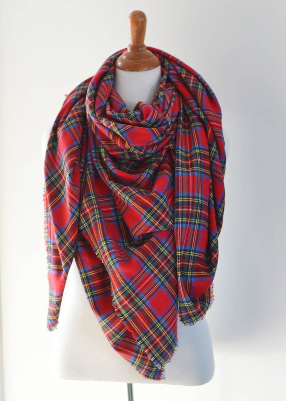 red-plaid-blanket-scarf-images