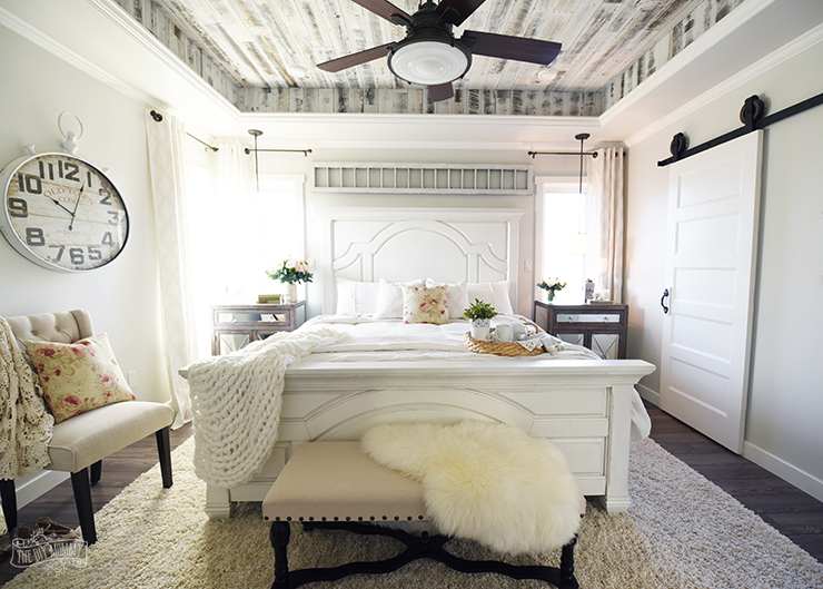 our modern french country master bedroom – one room challenge reveal