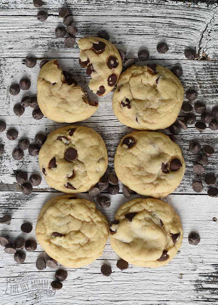 The softest, best chocolate chip cookie recipe with a secret ingredient!