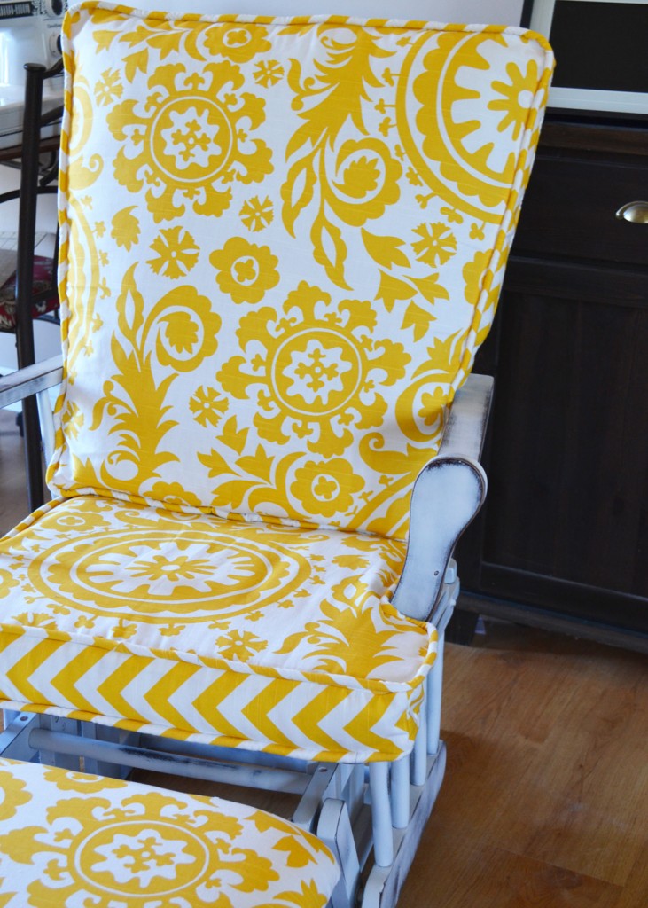 Update a Nursery Gilder Rocking Chair by The DIY Mommy