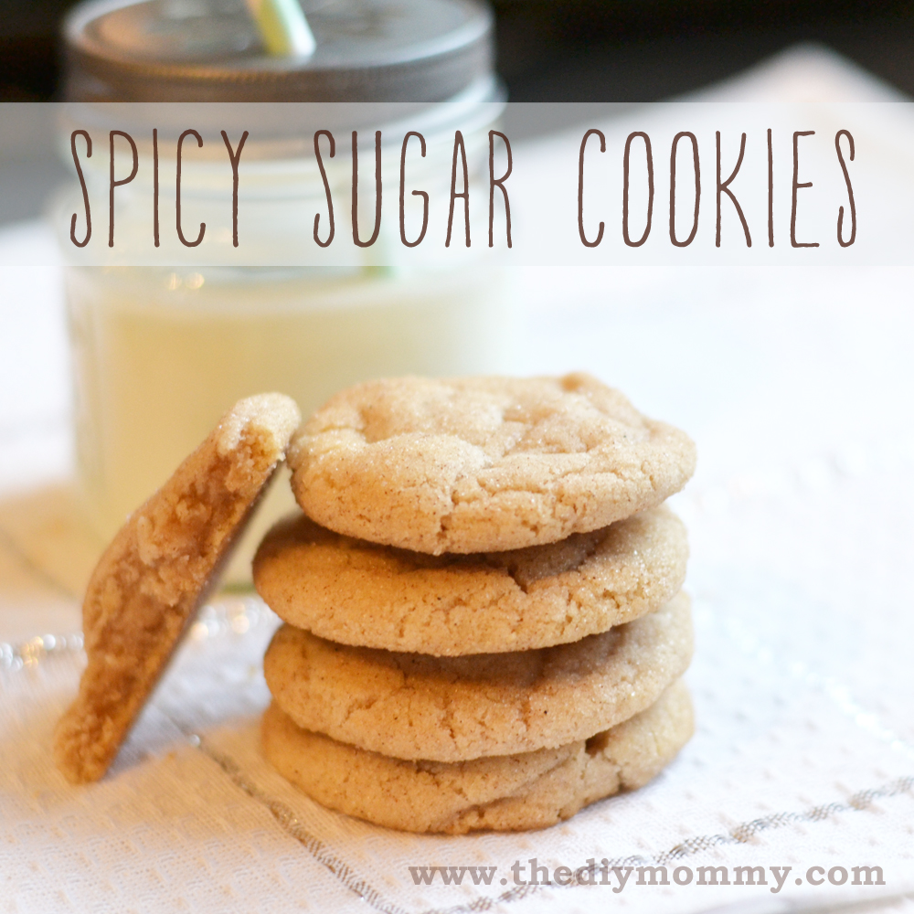Bake Spicy Sugar Cookies by The DIY Mommy. They're a cross between a snickerdoodle and a gingerbread cookie!