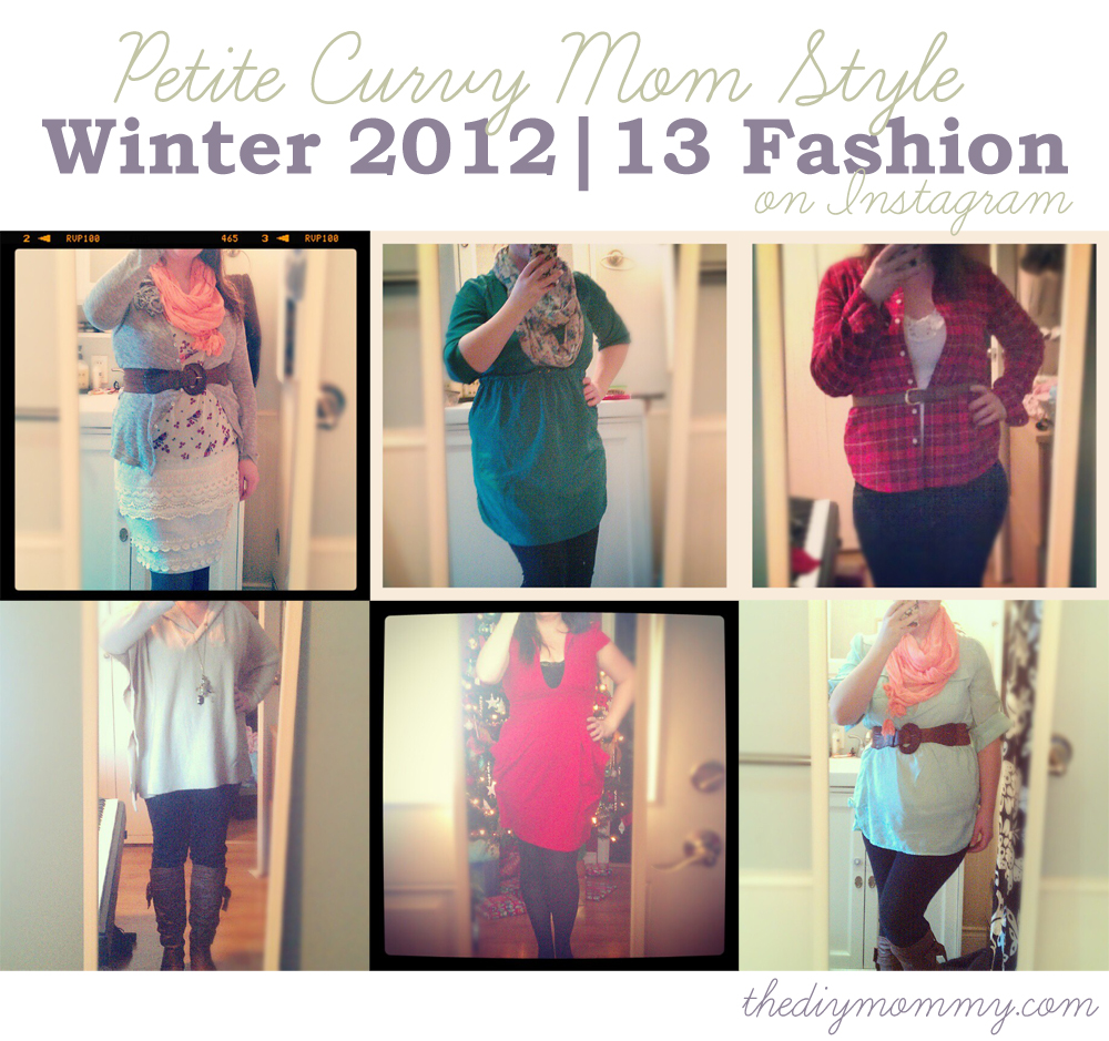 Winter 2012/2013 Fashion on Instagram - Petite Curvy Mom Style by The DIY Mommy