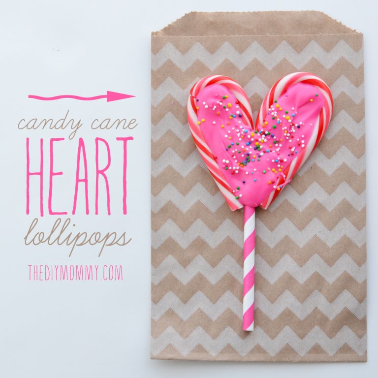 Make Chocolate Heart Lollipops from Candy Canes