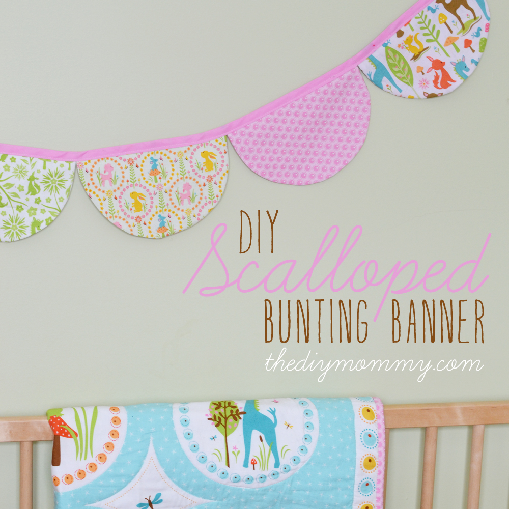 Sew a Scalloped Bunting Banner