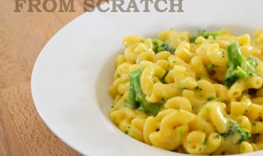 Broccoli Mac & Cheese from Scratch by The DIY Mommy