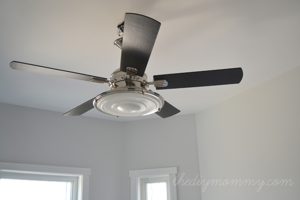 How to Paint Fan Blades Like A Pro by The DIY Mommy