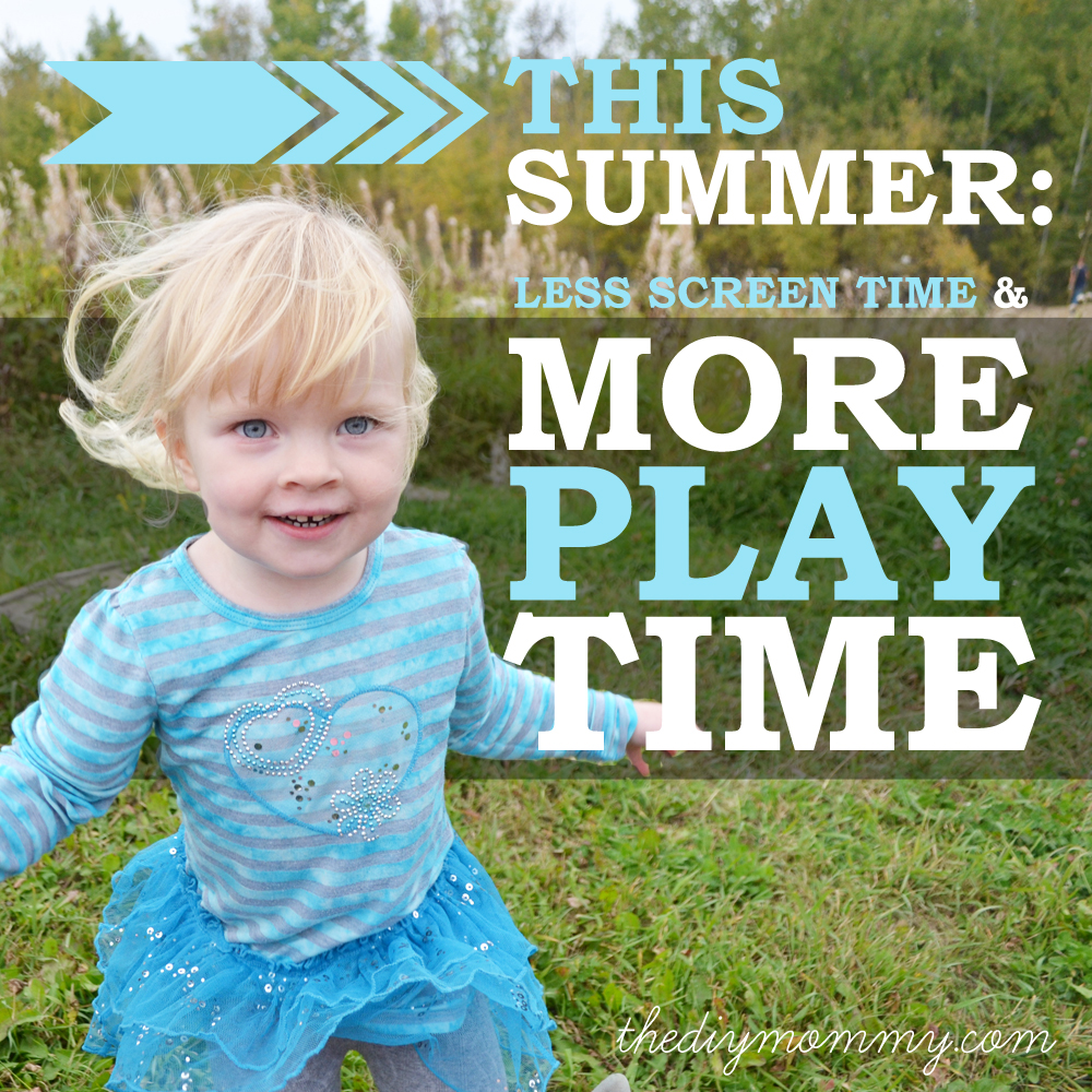 Less Screen Time & More Play Time - The Michaels Unplugged Summer Pact - The DIY Mommy
