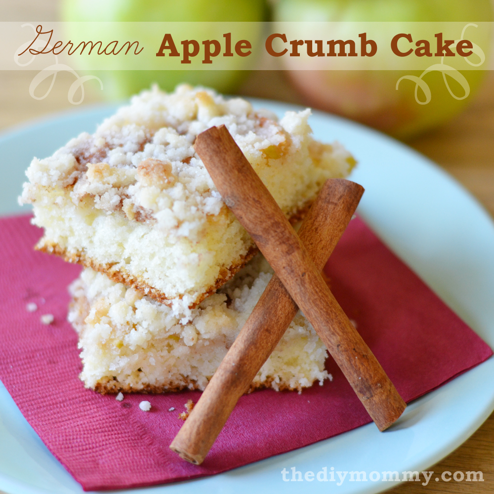 German Baking: Apple Crumb Cake (Apfel Streuselkuchen)