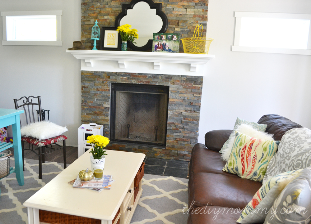 Rustic Glam Farmhouse Living Room - The DIY Mommy