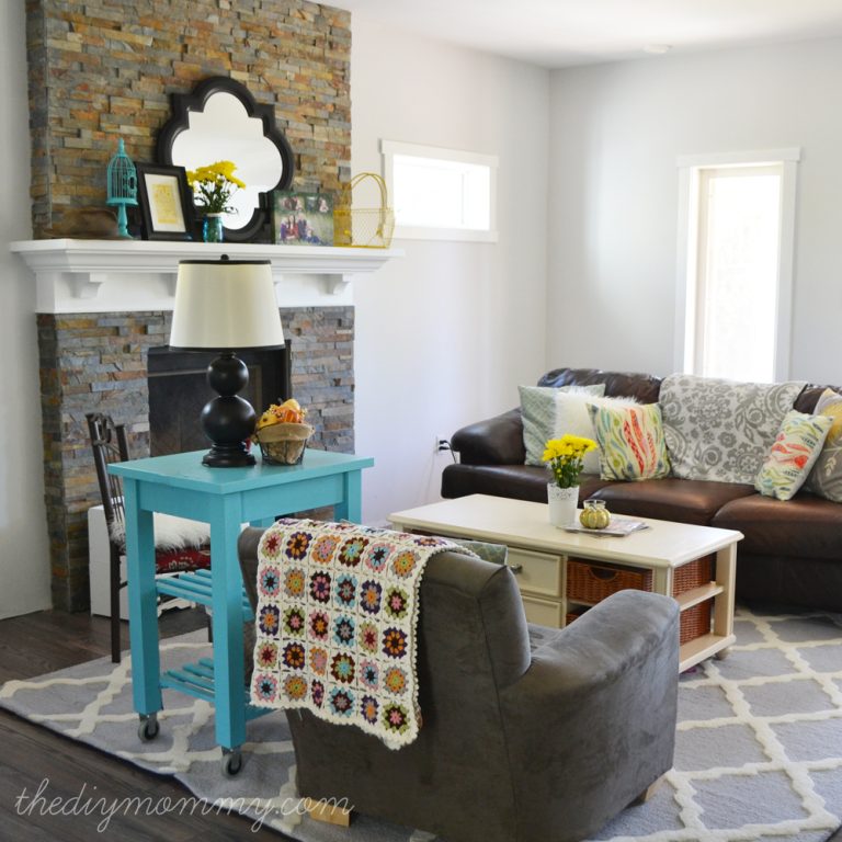 Our “Rustic Glam Farmhouse” Living Room – Our DIY House