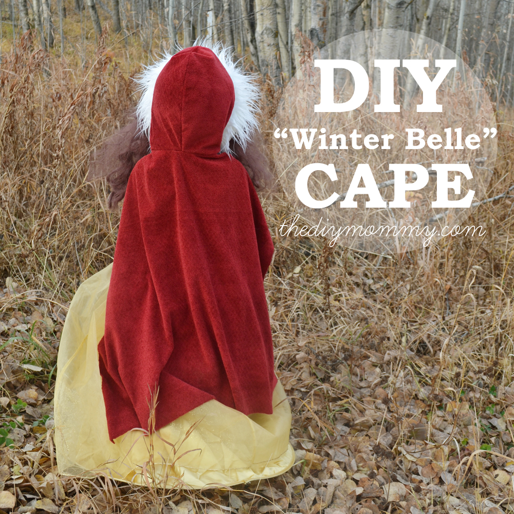 Sew a Winter Belle Cape (+ Some Chocolatey Surprises) #KinderMom