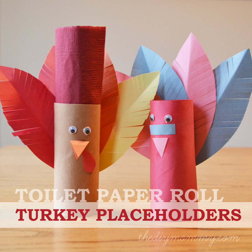 Make Turkey Placeholders from Toilet Paper Rolls – A Kid’s Thanksgiving Craft (On the News!)