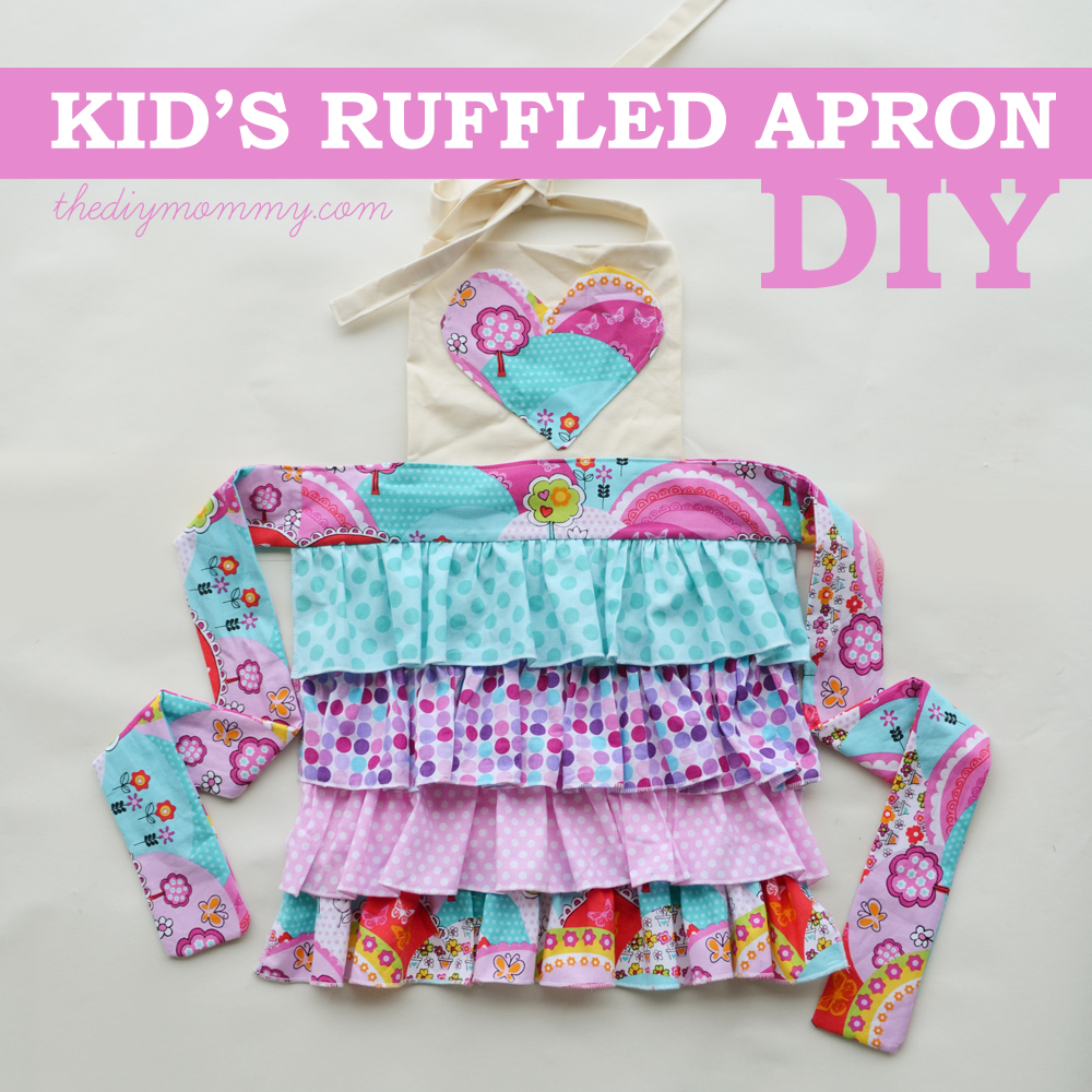Sew A DIY Ruffled Kid’s Apron