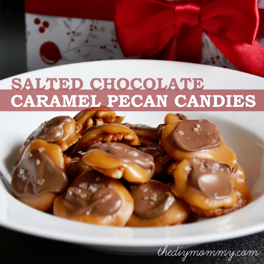 Salted ChocoSalted Chocolate Caramel Pecan Candies by The DIY Mommylate Caramel Pecan Candies by The DIY Mommy