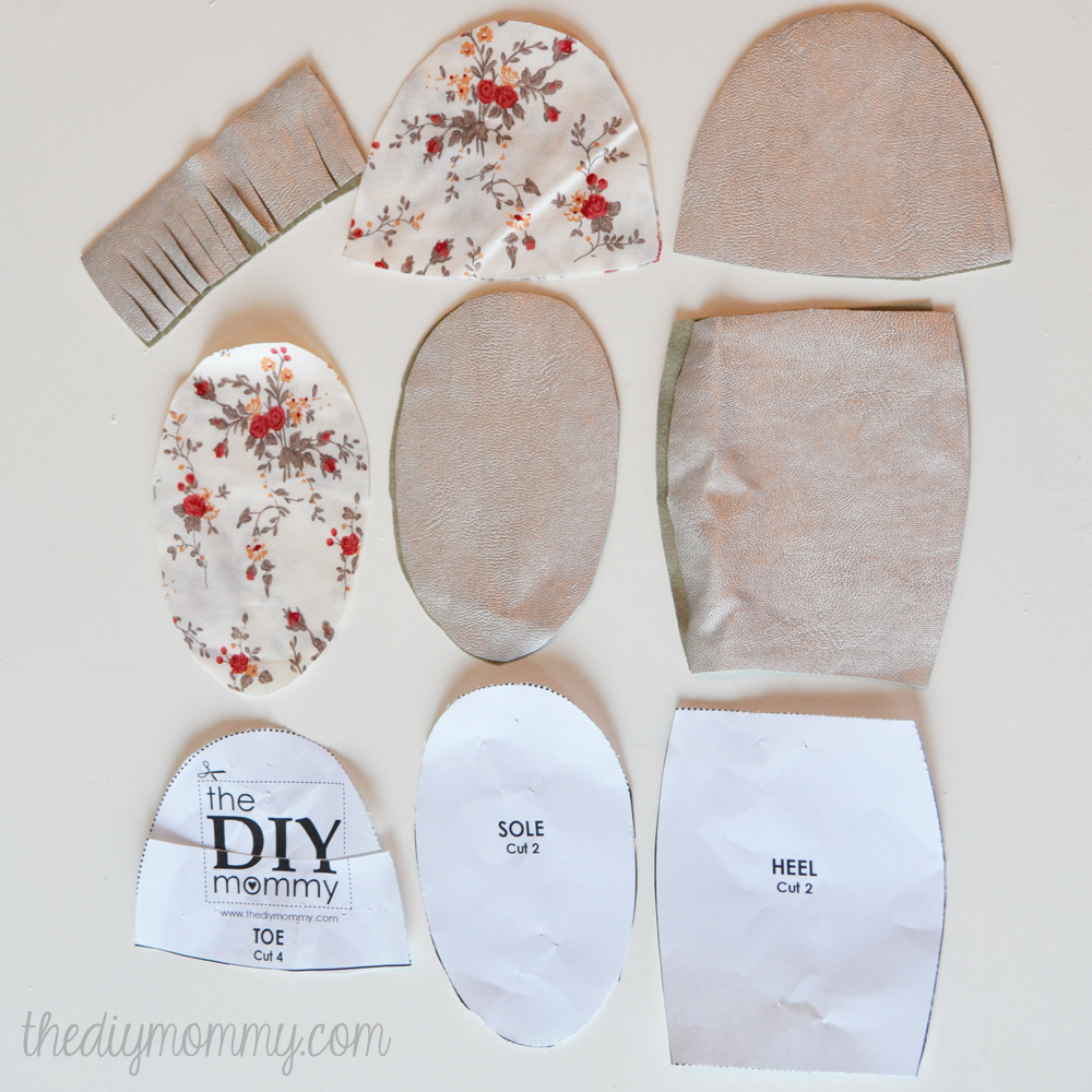 DIY Fringed Leather Baby Booties Moccasins Tutorial