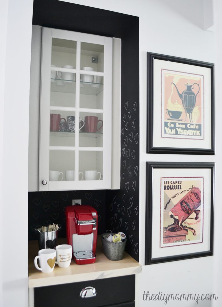 Our Coffee Nook (& A Last-Minute Valentine’s Gift Idea from Keurig)