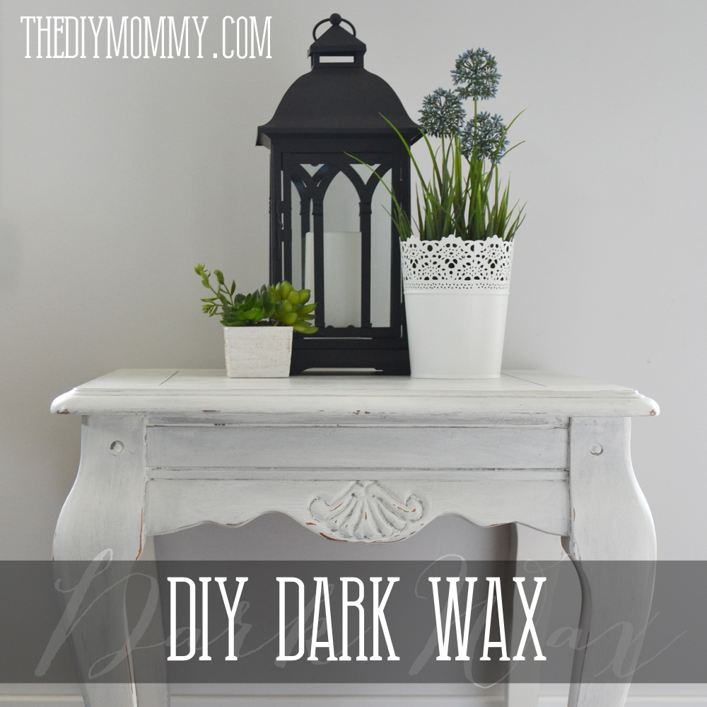 Make DIY Dark or Coloured Wax (+ My Upcycled Side Table)