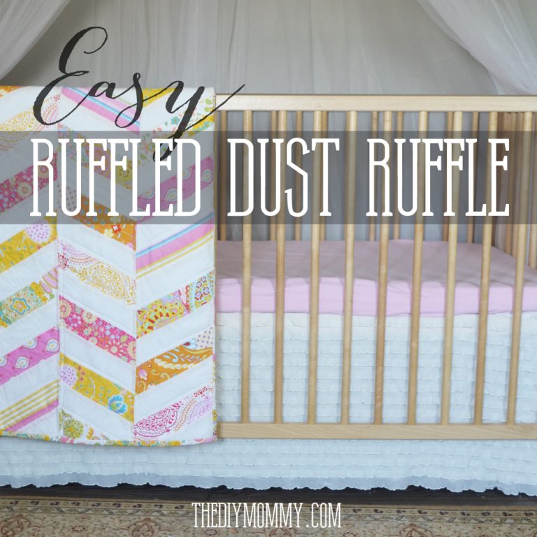 Sew an Easy Ruffled Crib Dust Ruffle