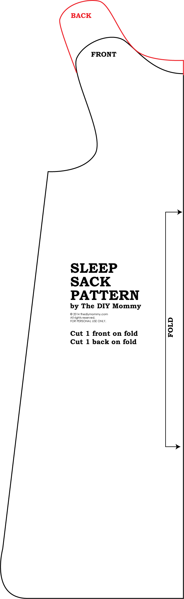 Free Baby Sleep Sack Pattern