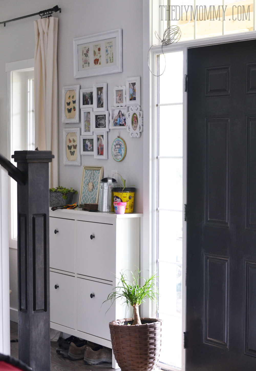 Before and After: Making the most of a narrow, small entry