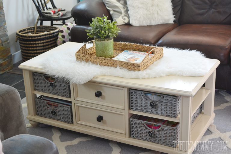 An Easy Coffee Table Makeover with Chalk Paint