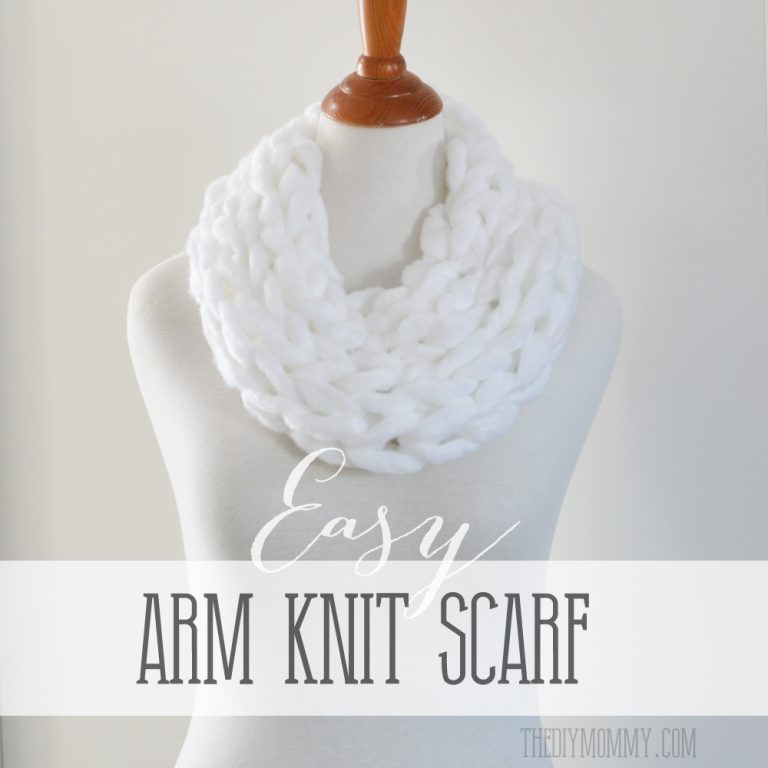 Make an Arm Knit Scarf