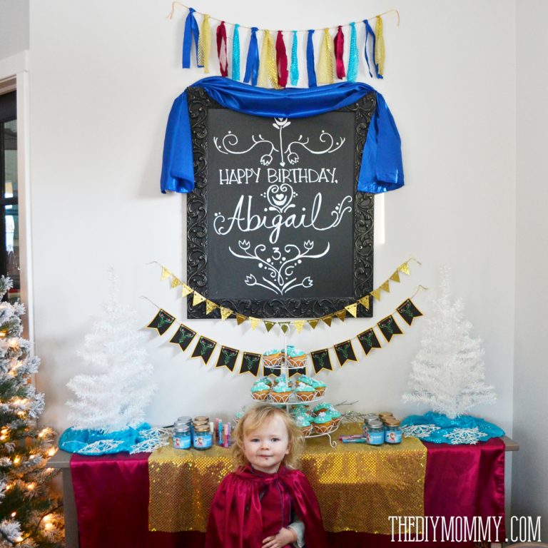 A Frozen Inspired “Anna” Party