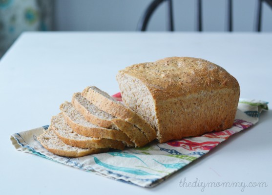 The BEST 100% whole wheat & honey bread recipe. It's quick to make, stays moist and delicious long after its baked, and uses healthy and simple ingredients. Great sandwich bread!