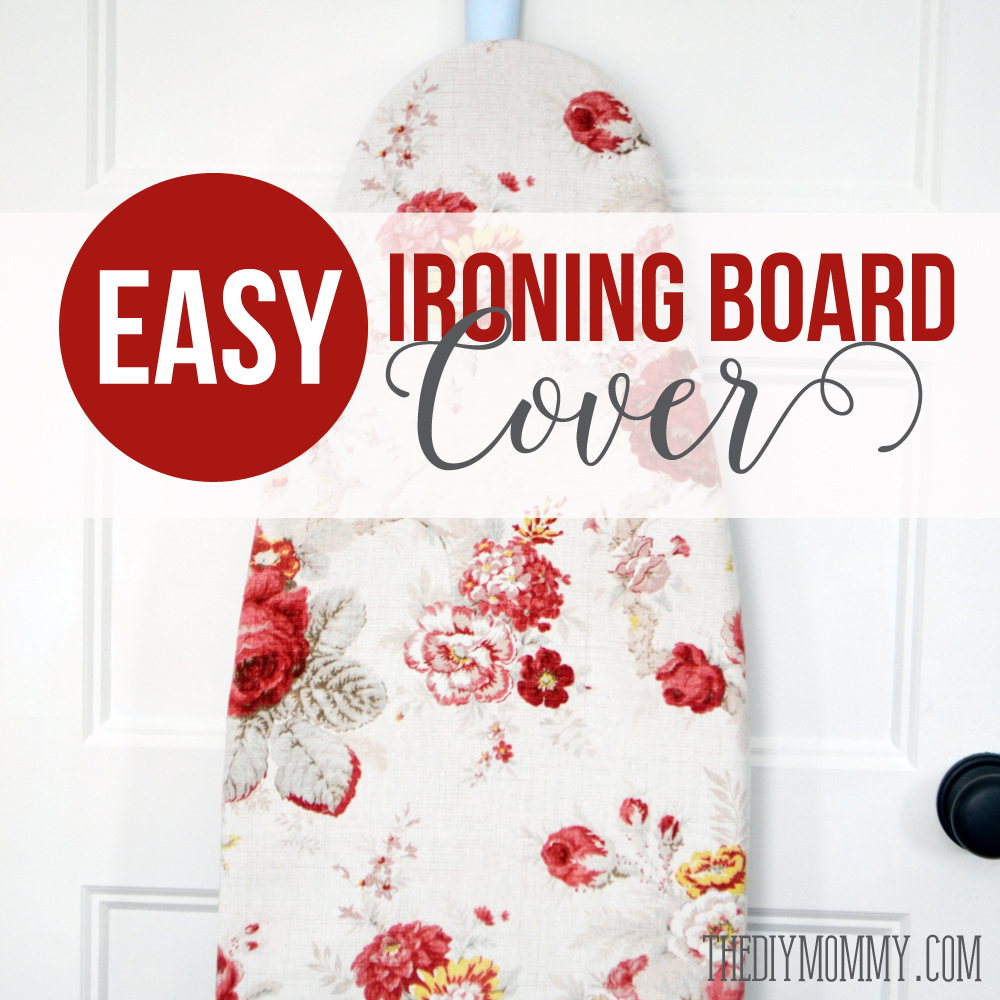 How to make an easy DIY floral ironing board tutorial