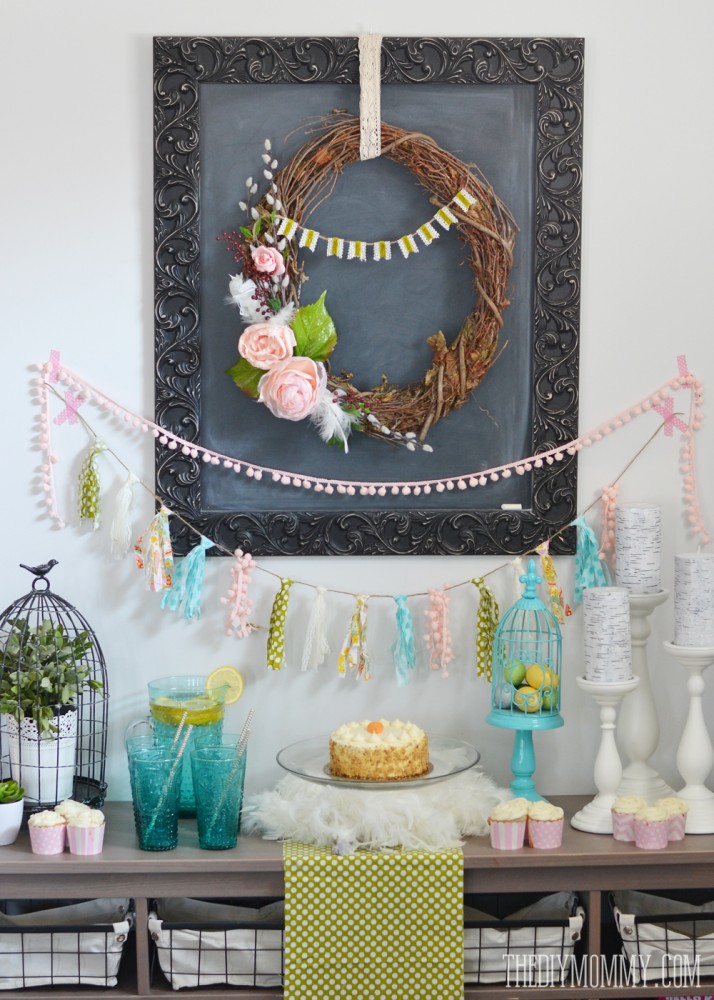 A Fresh Happy Spring Dessert Table More Dinner Party Ideas The Diy Mommy