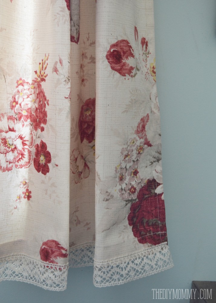 How to make easy DIY cafe curtains