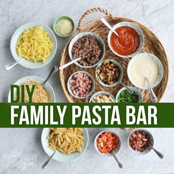 Family Supper Idea: A DIY Pasta Bar 
