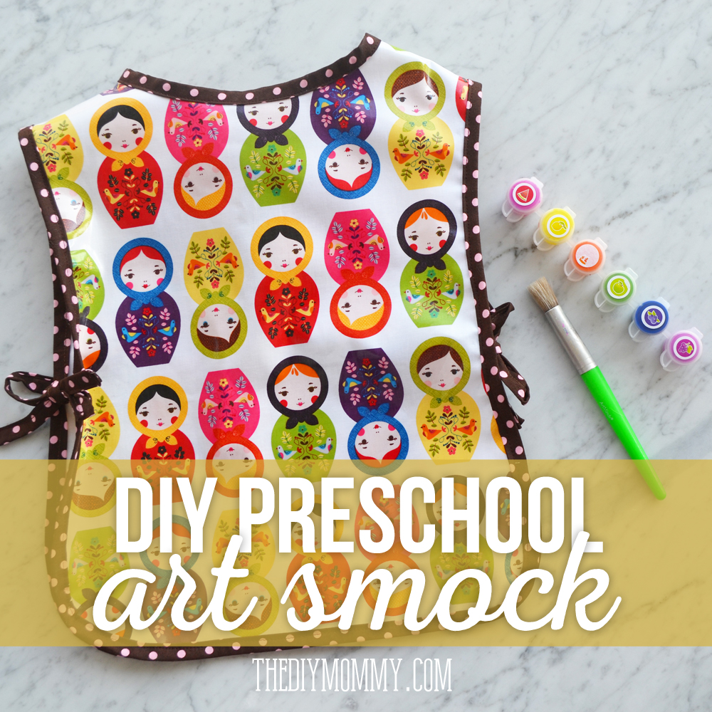 Sew a Simple Preschool Art Smock