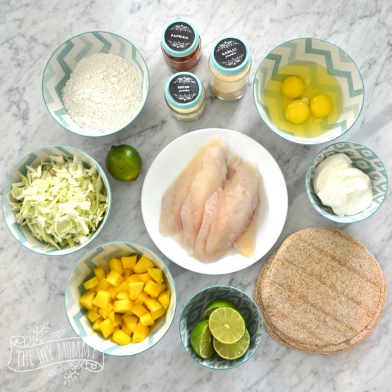 Battered Fish Tacos with Mango Lime Salsa - family friendly and yummy! #WWFSchoolOfFish