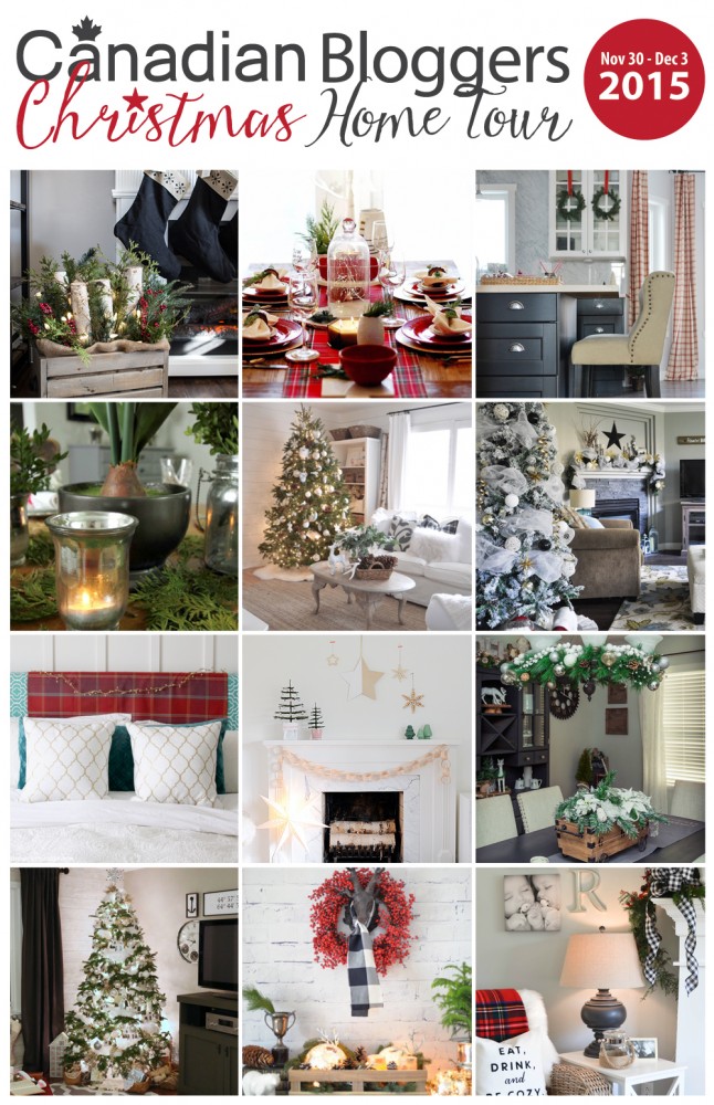 Beautiful Christmas home tours & holiday decor ideas from Canadian bloggers