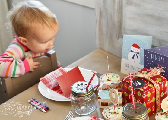 A Fun Kids Christmas Table Setting - there are some great ideas here featuring Stuck on You labels and tags!