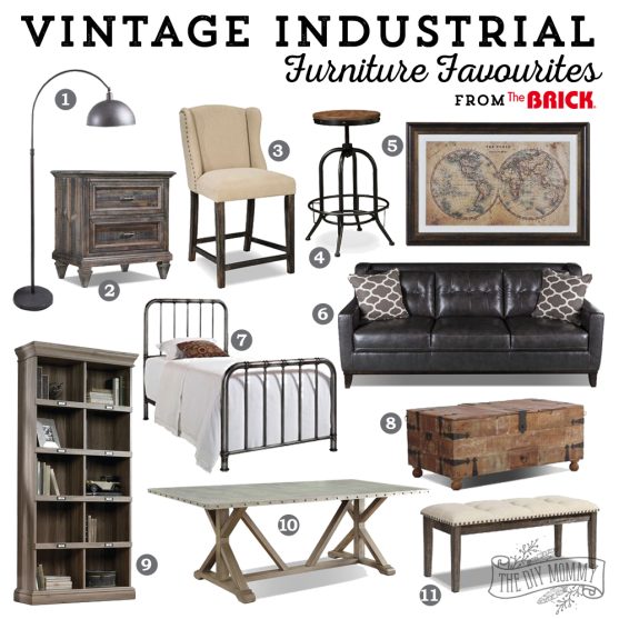 Beautiful Vintage Industrial Furniture Favourites from The Brick
