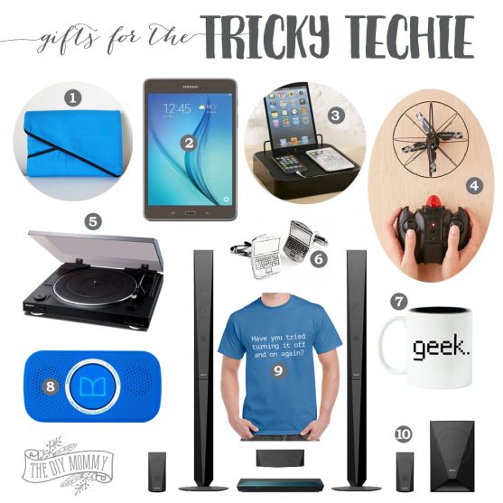 Gift ideas for techies / geeks / technology lovers on your list!
