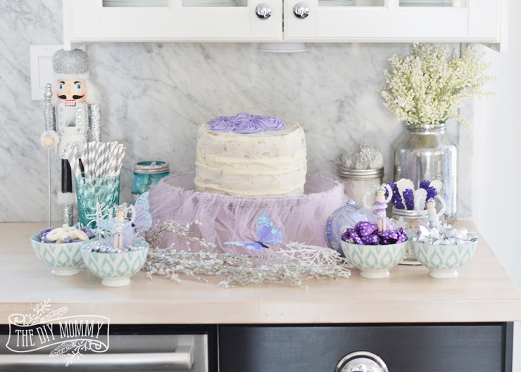 A Sugar Plum Fairy Birthday Party + DIY Glittery Ombre Tutu Skirt Video