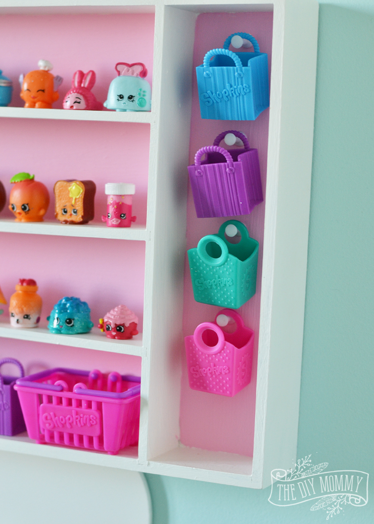 How to make a wall shelf for kids' collectibles out of a cutlery tray