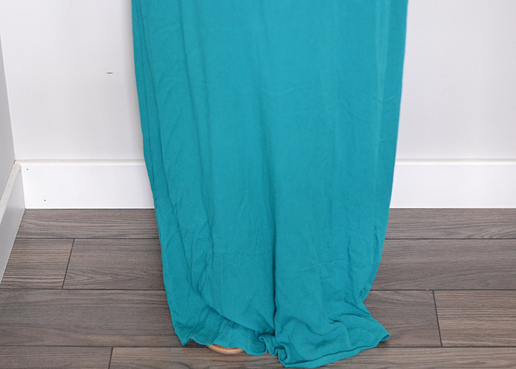 How to hem a maxi dress or skit - no sewing required video tutorial!