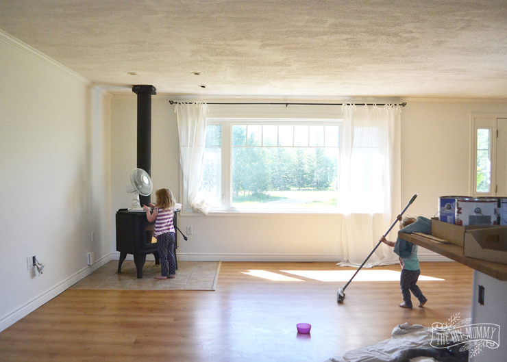 How to Paint Your Home with Kids Underfoot + Our Guest Cottage Update