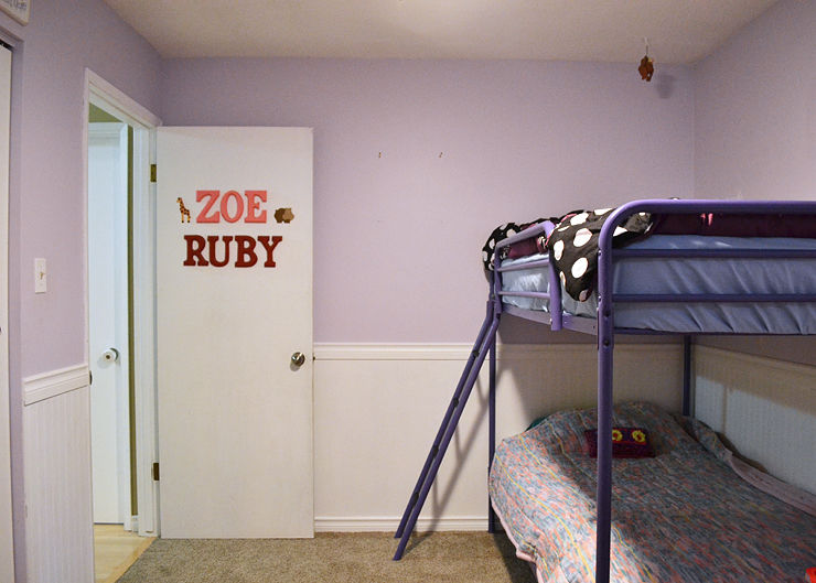 Ruby and Zoe's Room Before