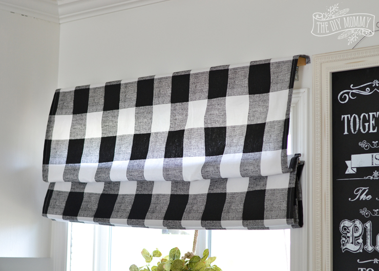 How to Make a Stylish and Tailored Looking DIY Roman Shade