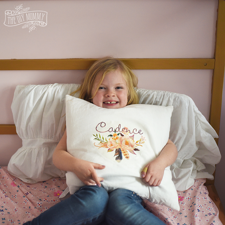 DIY Personalized pillow