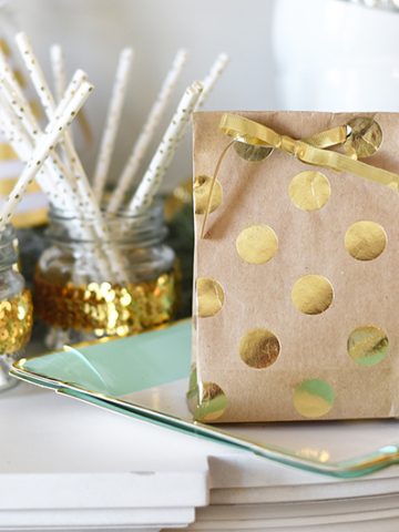 DIY Wrapping Paper Gift Bag