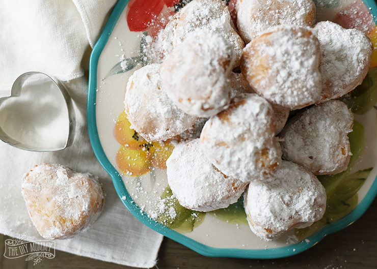 Make Heart Shaped Beignets for Valentine’s Day
