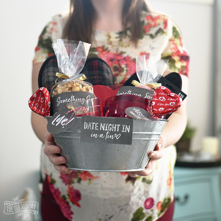 Valentines Day Date Night In Gift Basket Idea 24 More V