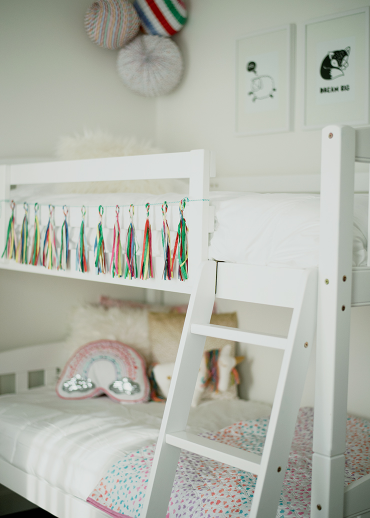 Modern Scandinavian Rainbow Toddler Bedroom Makeover
